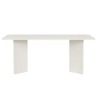 Кухонный стол зафиксированный Trendy Linza Меламиновая ДСП/ Wood White photo 2