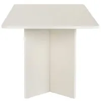 Кухонный стол зафиксированный Trendy Linza Меламиновая ДСП/ Wood White photo 4