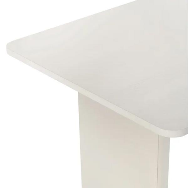 Masă de bucătărie fixă Trendy Linza PAL melaminat/ Wood White photo 5