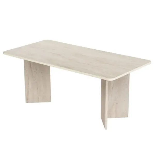 Masă de bucătărie fixă Trendy Linza PAL melaminat/ Travertine photo 1