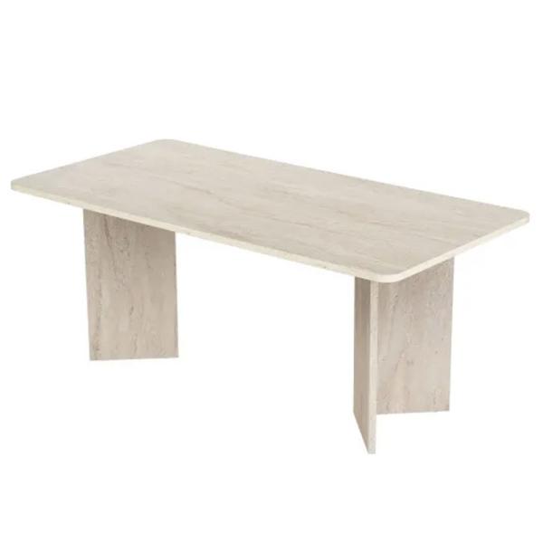 Masă de bucătărie fixă Trendy Linza PAL melaminat/ Travertine photo 1