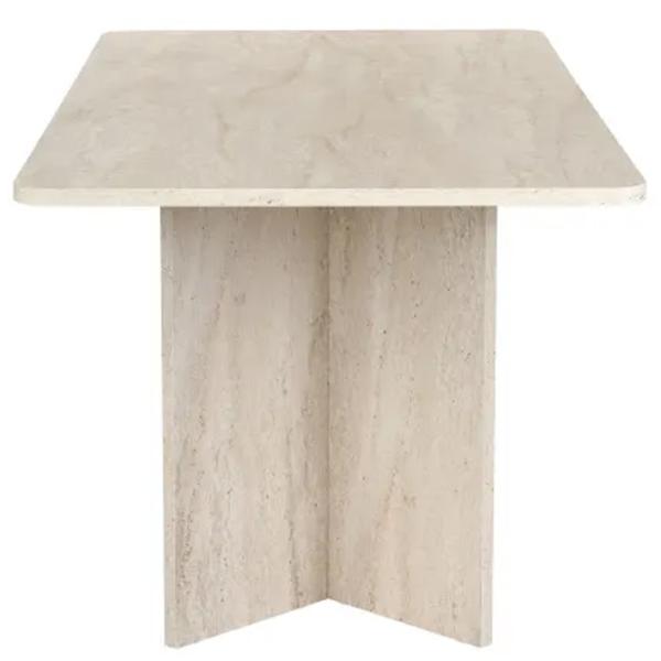 Masă de bucătărie fixă Trendy Linza PAL melaminat/ Travertine photo 4