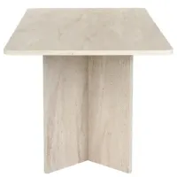 Кухонный стол зафиксированный Trendy Linza Меламиновая ДСП/ Travertine photo 4