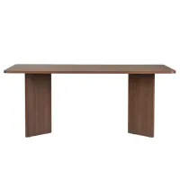 Кухонный стол зафиксированный Trendy Linza Меламиновая ДСП/ Milano Walnut photo 3