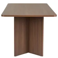 Кухонный стол зафиксированный Trendy Linza Меламиновая ДСП/ Milano Walnut photo 4
