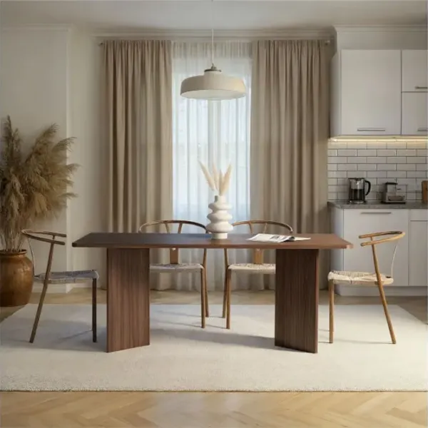 Masă de bucătărie fixă Trendy Linza PAL melaminat/ Milano Walnut photo 9