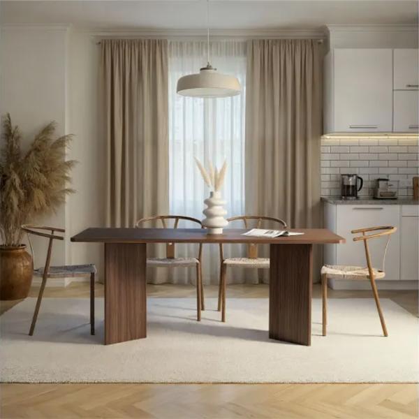 Masă de bucătărie fixă Trendy Linza PAL melaminat/ Milano Walnut photo 9
