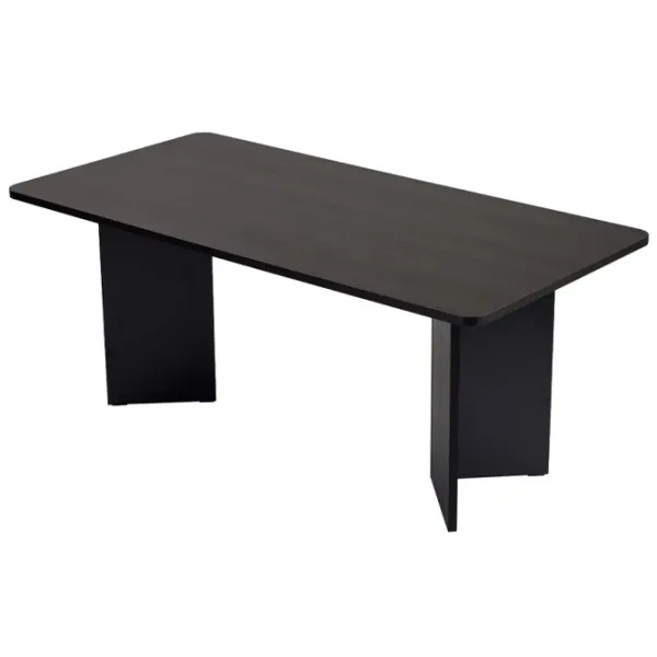Masă de bucătărie fixă Trendy Linza PAL melaminat/ Wood Black photo 1