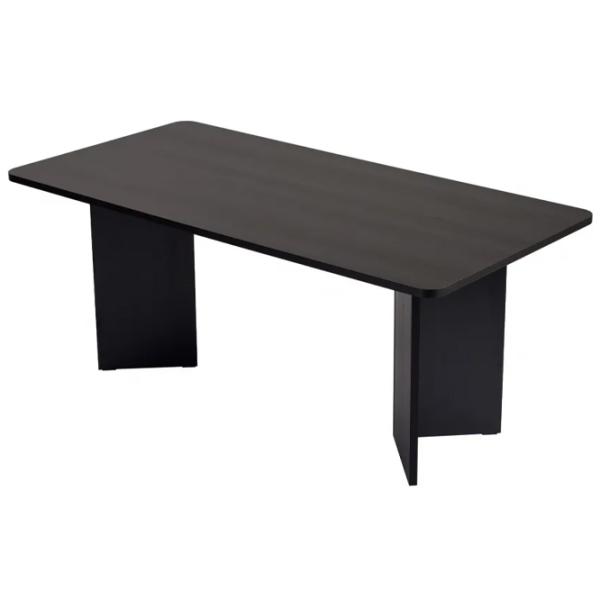 Masă de bucătărie fixă Trendy Linza PAL melaminat/ Wood Black photo 1