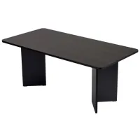 Masă de bucătărie fixă Trendy Linza PAL melaminat/ Wood Black