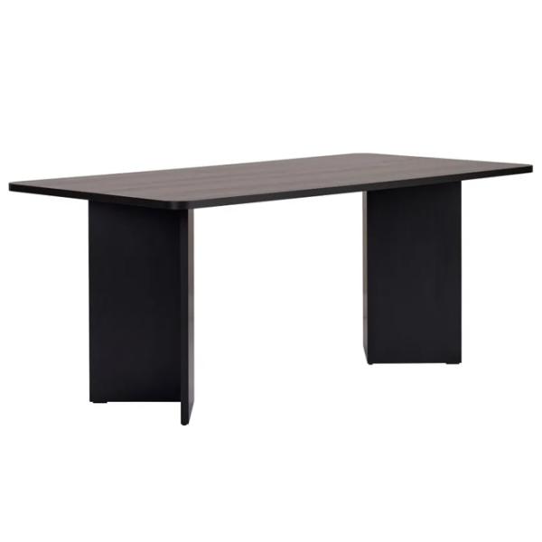 Masă de bucătărie fixă Trendy Linza PAL melaminat/ Wood Black photo 2