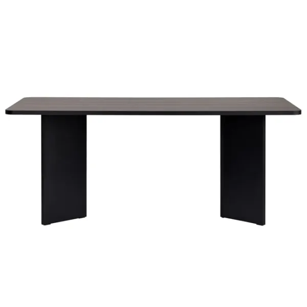 Masă de bucătărie fixă Trendy Linza PAL melaminat/ Wood Black photo 3