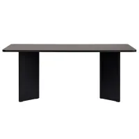 Кухонный стол зафиксированный Trendy Linza Меламиновая ДСП/ Wood Black photo 3