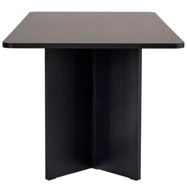 Masă de bucătărie fixă Trendy Linza PAL melaminat/ Wood Black photo 4
