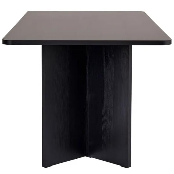Masă de bucătărie fixă Trendy Linza PAL melaminat/ Wood Black photo 4
