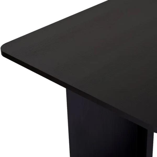 Masă de bucătărie fixă Trendy Linza PAL melaminat/ Wood Black photo 5