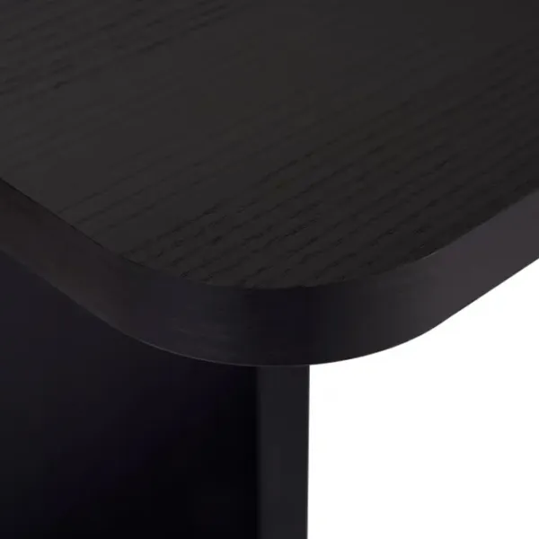 Masă de bucătărie fixă Trendy Linza PAL melaminat/ Wood Black photo 9