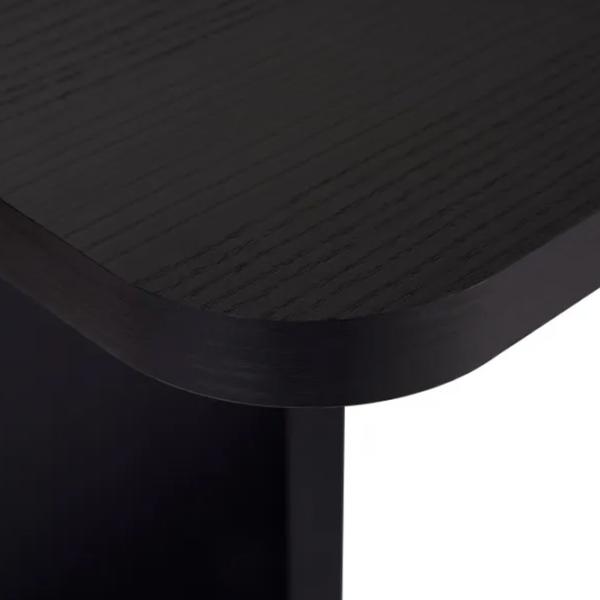 Masă de bucătărie fixă Trendy Linza PAL melaminat/ Wood Black photo 9
