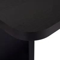 Кухонный стол зафиксированный Trendy Linza Меламиновая ДСП/ Wood Black photo 9