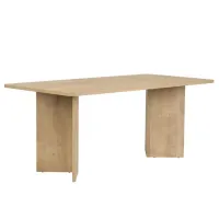 Кухонный стол зафиксированный Trendy Linza Меламиновая ДСП/ Honey Oak photo 2