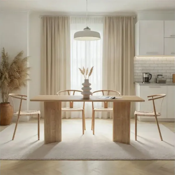 Masă de bucătărie fixă Trendy Linza PAL melaminat/ Honey Oak photo 9