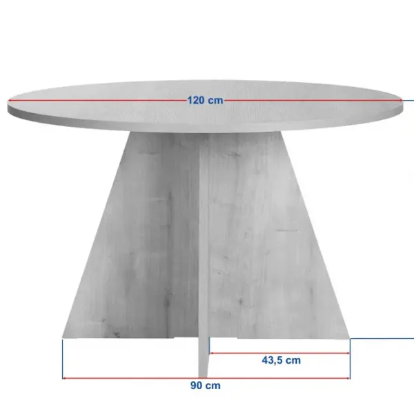 Masă de bucătărie fixă Trendy Virella PAL melaminat/ Sapphire Oak photo 5