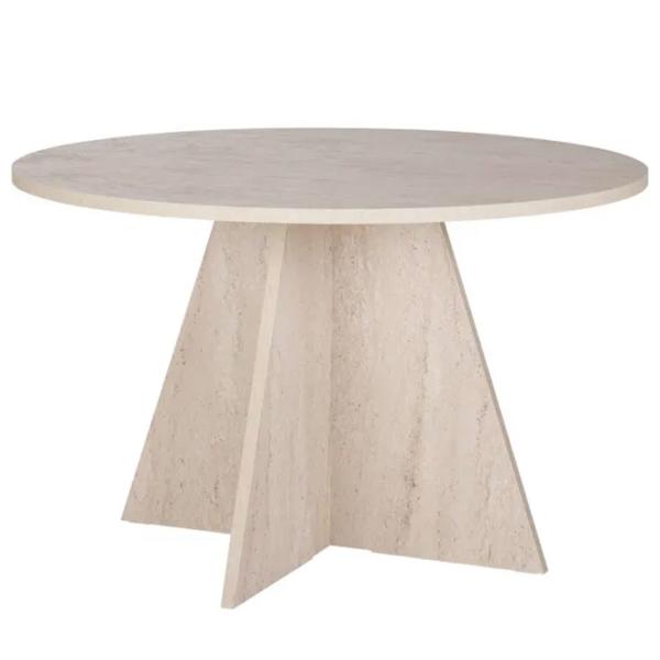 Masă de bucătărie fixă Trendy Virella PAL melaminat/ Travertine photo 1