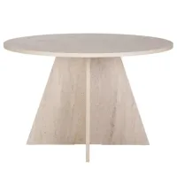 Кухонный стол зафиксированный Trendy Virella Меламиновая ДСП/ Travertine photo 3
