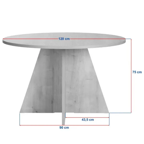 Masă de bucătărie fixă Trendy Virella PAL melaminat/ Travertine photo 8