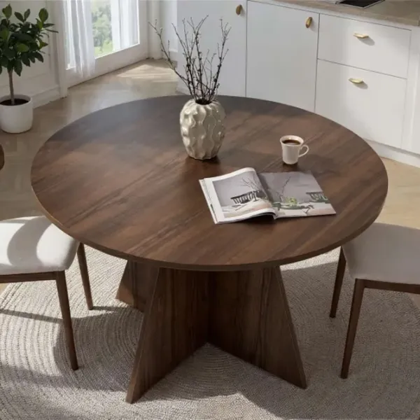 Masă de bucătărie fixă Trendy Virella PAL melaminat/ Venezia Walnut photo 7