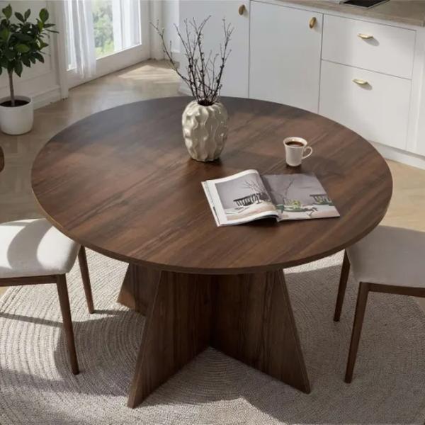 Masă de bucătărie fixă Trendy Virella PAL melaminat/ Venezia Walnut photo 7