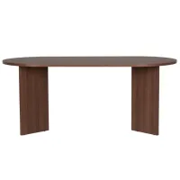 Кухонный стол зафиксированный Trendy Sablin Меламиновая ДСП/ Milano Walnut photo 3
