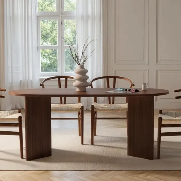 Masă de bucătărie fixă Trendy Sablin PAL melaminat/ Milano Walnut photo 10