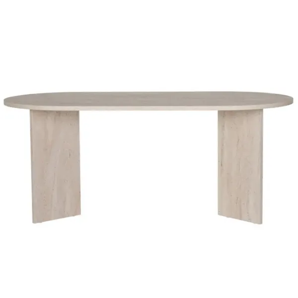 Masă de bucătărie fixă Trendy Sablin PAL melaminat/ Travertine photo 3