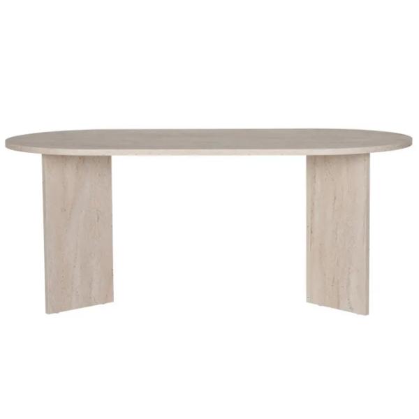 Masă de bucătărie fixă Trendy Sablin PAL melaminat/ Travertine photo 3