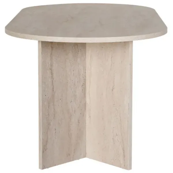 Masă de bucătărie fixă Trendy Sablin PAL melaminat/ Travertine photo 4