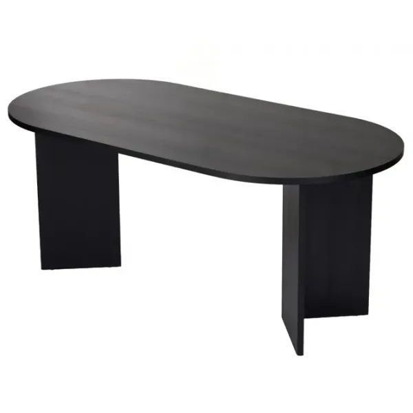 Masă de bucătărie fixă Trendy Sablin PAL melaminat/ Wood Black photo 1