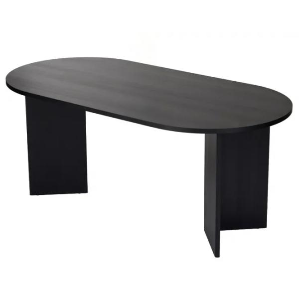 Masă de bucătărie fixă Trendy Sablin PAL melaminat/ Wood Black photo 1