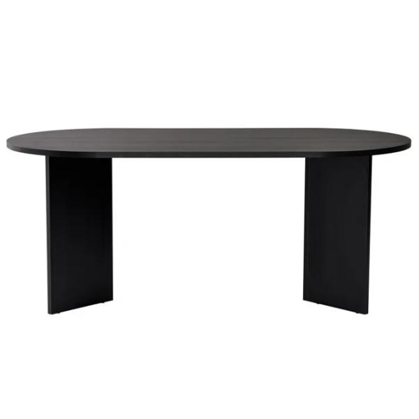 Masă de bucătărie fixă Trendy Sablin PAL melaminat/ Wood Black photo 2