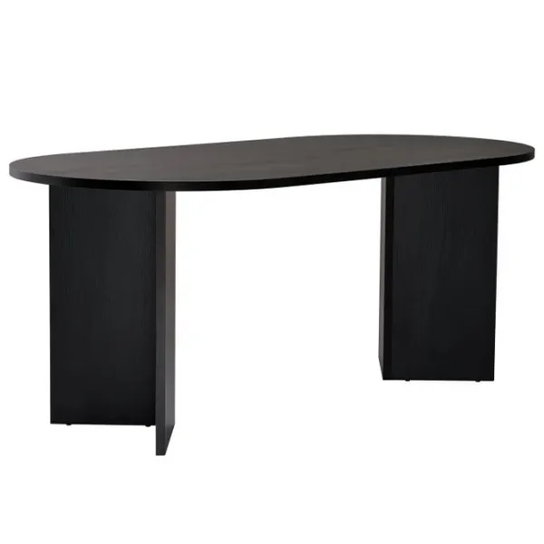 Masă de bucătărie fixă Trendy Sablin PAL melaminat/ Wood Black photo 3