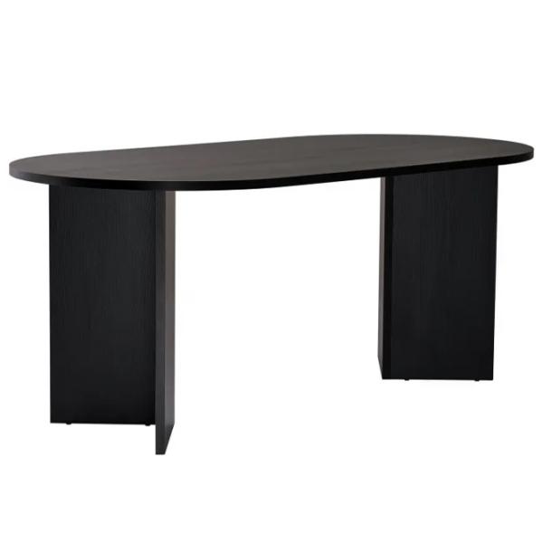 Masă de bucătărie fixă Trendy Sablin PAL melaminat/ Wood Black photo 3