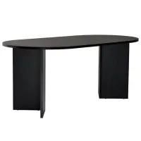 Кухонный стол зафиксированный Trendy Sablin Меламиновая ДСП/ Wood Black photo 3