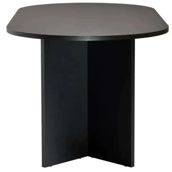 Masă de bucătărie fixă Trendy Sablin PAL melaminat/ Wood Black photo 4
