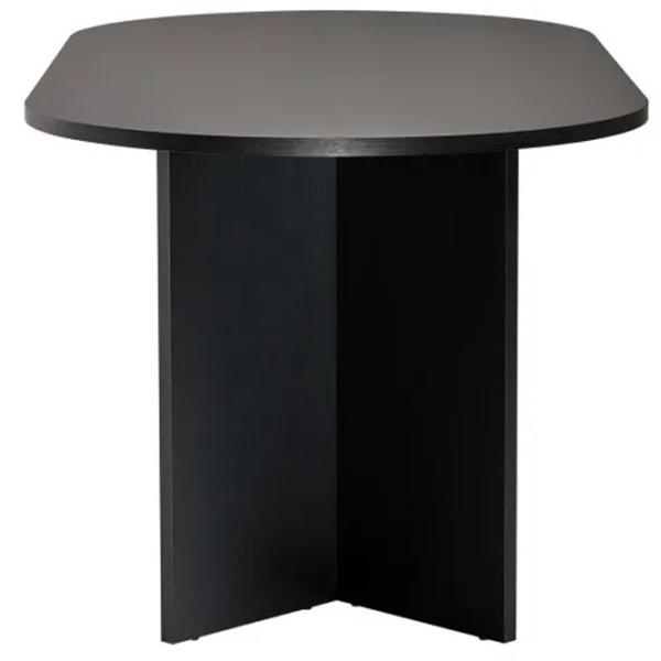 Masă de bucătărie fixă Trendy Sablin PAL melaminat/ Wood Black photo 4