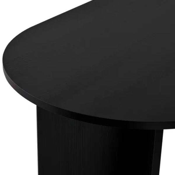 Masă de bucătărie fixă Trendy Sablin PAL melaminat/ Wood Black photo 5