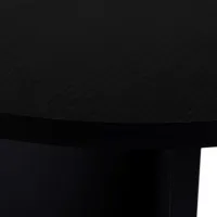 Кухонный стол зафиксированный Trendy Sablin Меламиновая ДСП/ Wood Black photo 6