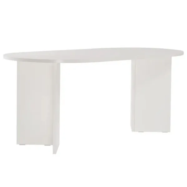 Masă de bucătărie fixă Trendy Sablin PAL melaminat/ Wood White photo 2