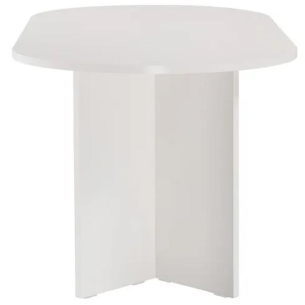 Masă de bucătărie fixă Trendy Sablin PAL melaminat/ Wood White photo 4