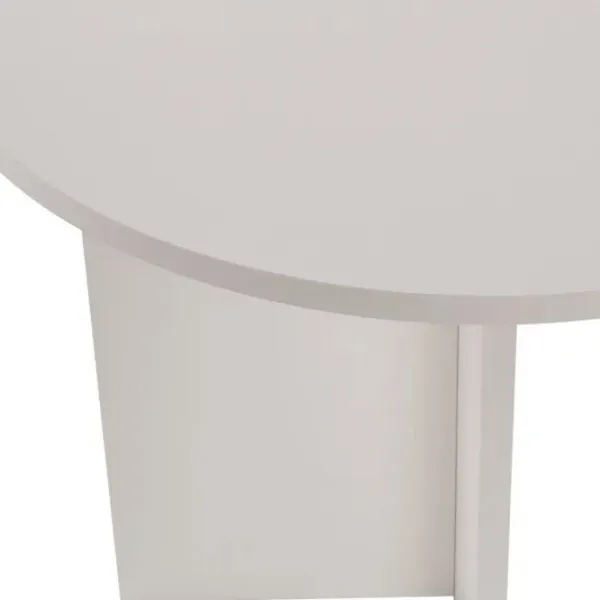 Masă de bucătărie fixă Trendy Sablin PAL melaminat/ Wood White photo 5