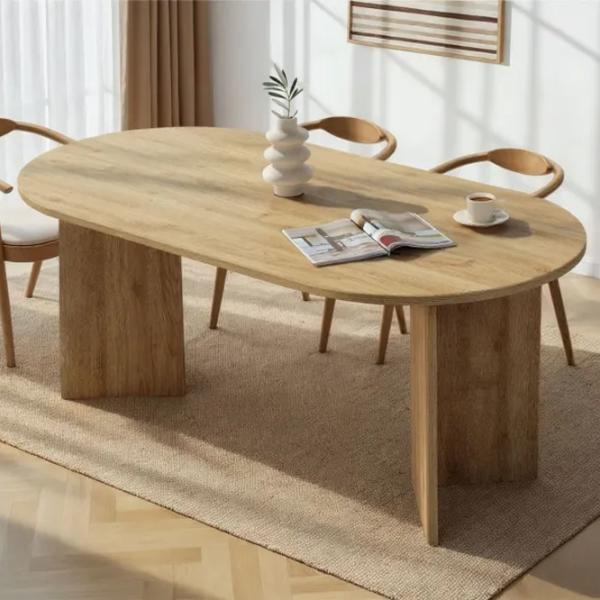 Masă de bucătărie fixă Trendy Sablin PAL melaminat/ Cadiz Oak photo 9